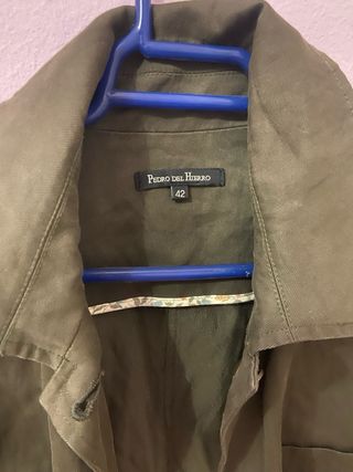 Chaqueta Pedro del hierro verde militar talla 42