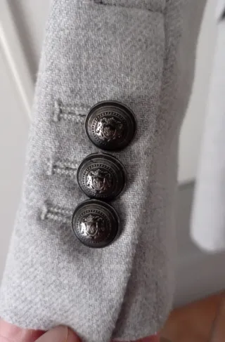 Soprabito primaverile grigio chiaro