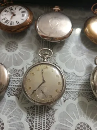 Lote 6 Relojes de Bolsillo Antiguos