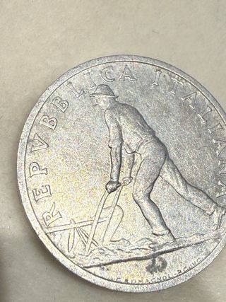 Moneta 2 Lire 1946 Spiga
