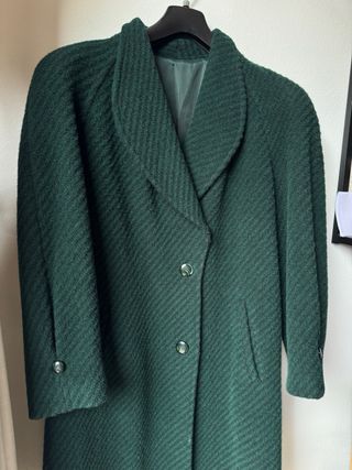 Cappotto verde scuro