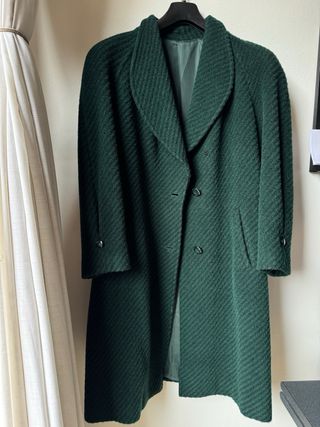 Cappotto verde scuro