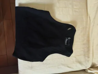 Vestido rosa de punto sin mangas 10 Euros sin estr