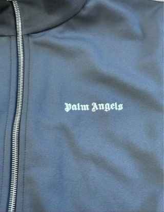 Felpa Palm Angels nera con strisce