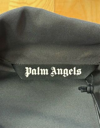 Felpa Palm Angels nera con strisce