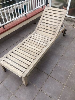 Tumbona Ikea Applaro + cojín + funda