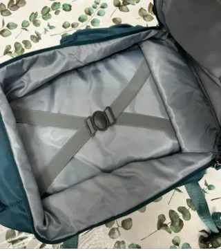 Mochila de viaje azul