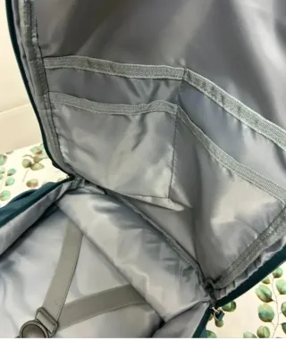 Mochila de viaje azul