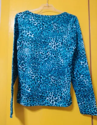 Camiseta manga larga estampado animal print