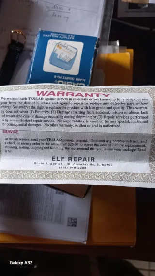 Orologio Teslar Oro e Nero