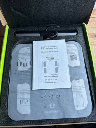 Báscula Grasa Corporal Healthkeep Negra