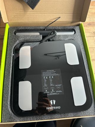 Báscula Grasa Corporal Healthkeep Negra