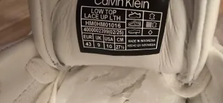 Zapatillas Calvin Klein Hombre Blancas y Negras