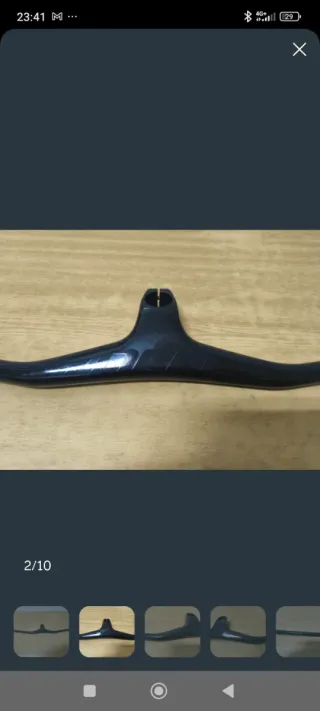 nuevo 740x80mm manillar carbono integrado syncros