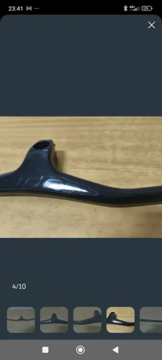 nuevo 740x80mm manillar carbono integrado syncros