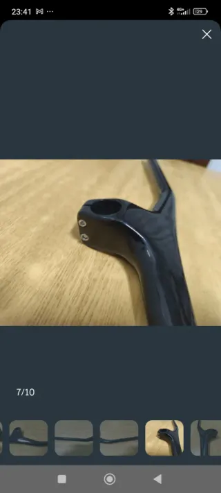 nuevo 740x80mm manillar carbono integrado syncros