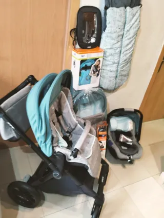Carro Bebé Jane Muum 3 Piezas + Accesorios