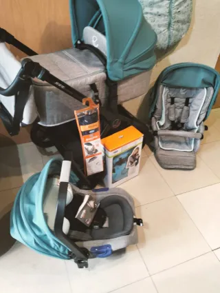 Carro Bebé Jane Muum 3 Piezas + Accesorios