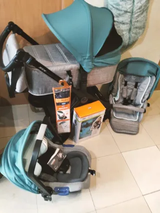 Carro Bebé Jane Muum 3 Piezas + Accesorios