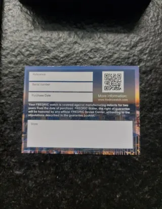 Reloj Fredric Dual Time Negro y Marrón Nuevo