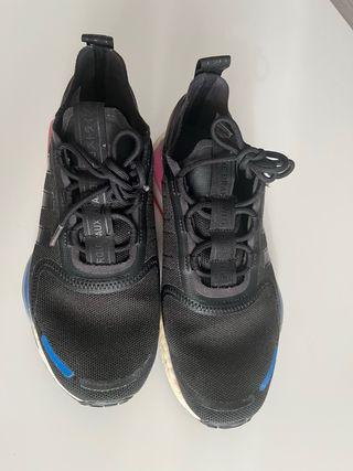 Zapatillas Adidas NMD R1 Negras Rojas y Azules