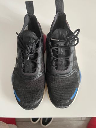 Zapatillas Adidas NMD R1 Negras Rojas y Azules