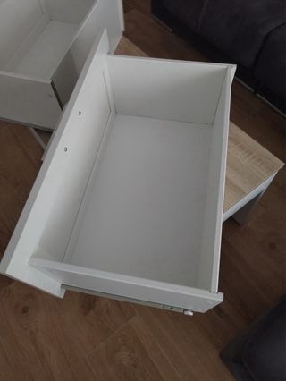 Cajones Estantería Ikea BRIMNES Blancos