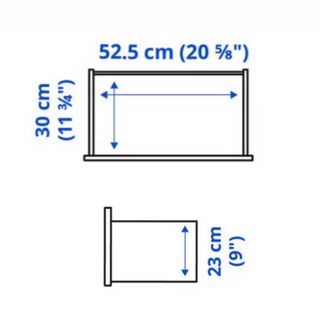 Cajones Estantería Ikea BRIMNES Blancos
