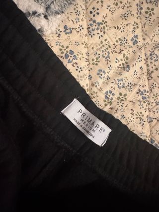 Chándal negro ancho nuevo sin etiquetas