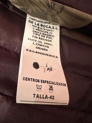 Chaleco reversible lujo con cuello grande de pelo