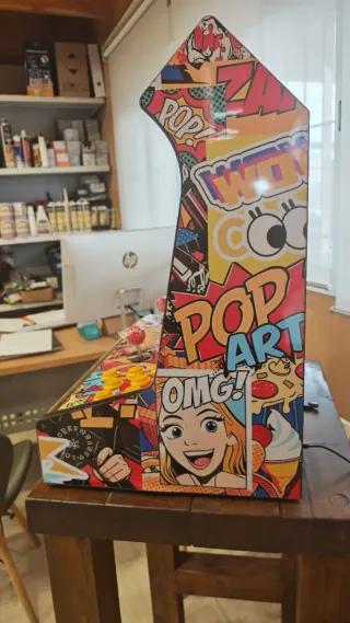 Máquina Bartop Retro Arcade Pop Art