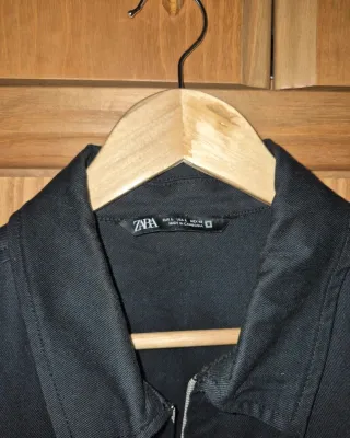 Chaqueta Zara Negra Hombre
