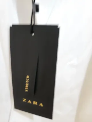Camisa Zara Hombre Blanca