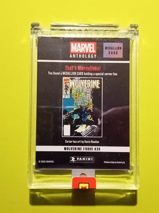 Marvel Anthology Wolverine Medallion Card