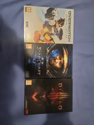Pack 3 Juegos Blizzard: Overwatch, StarCraft, Diab