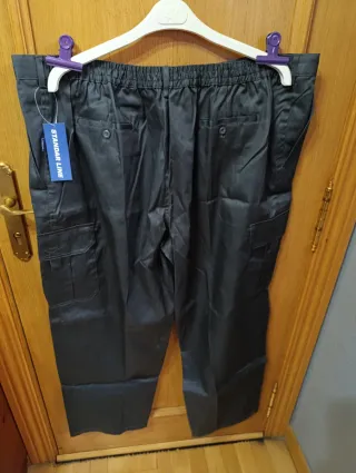 Lote 4 Pantalones Trabajo Talla XXL Gris