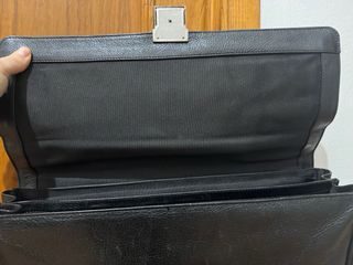 Maletín Piel Adolfo Dominguez Negro