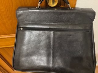 Maletín Piel Adolfo Dominguez Negro