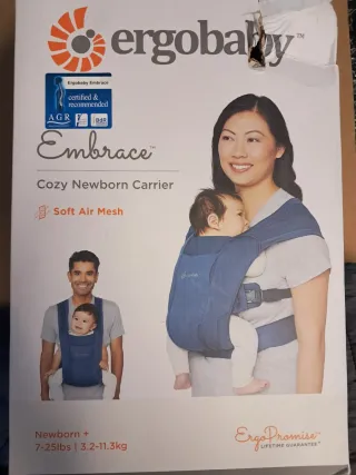 Mochila Ergobaby + funda invierno