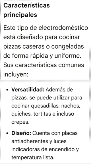 Pizzera Horno Multifuncional Roja