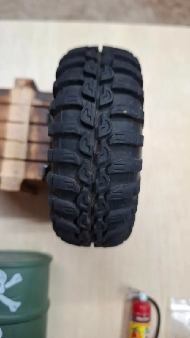 Accesorios RC Crawler: Barril, Rueda, Caja 1,10