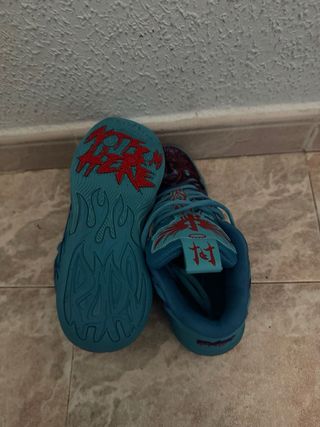 Sneakers sportive blu e viola