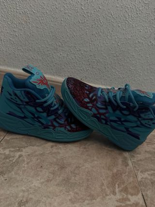 Sneakers sportive blu e viola