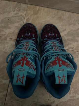 Sneakers sportive blu e viola