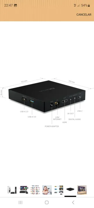 Nokia Streaming Box 8000 - Pouco Uso