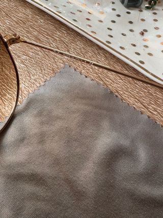 Gafas Ray-Ban Aviator Marrones y Doradas