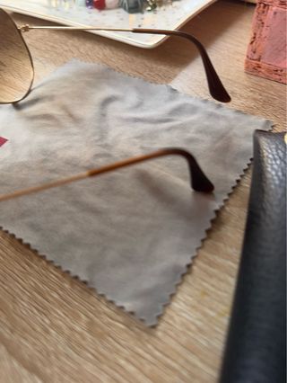 Gafas Ray-Ban Aviator Marrones y Doradas