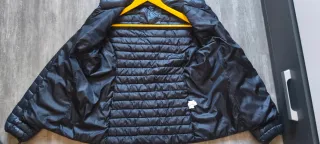 Chaqueta acolchada mujer perlas