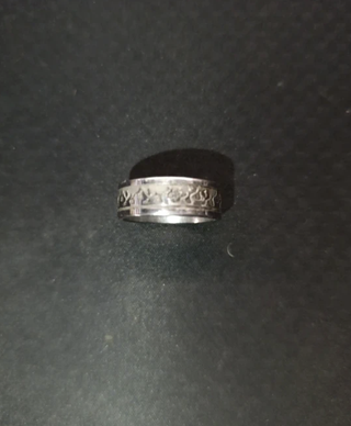 Anillo llamas plata