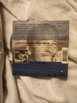 Eros Ramazzotti Quanto Amor Me Das CD